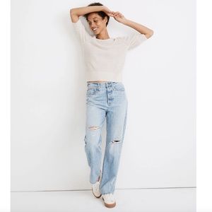 Madewell Dadjean in Millman Wash Ripped Edition